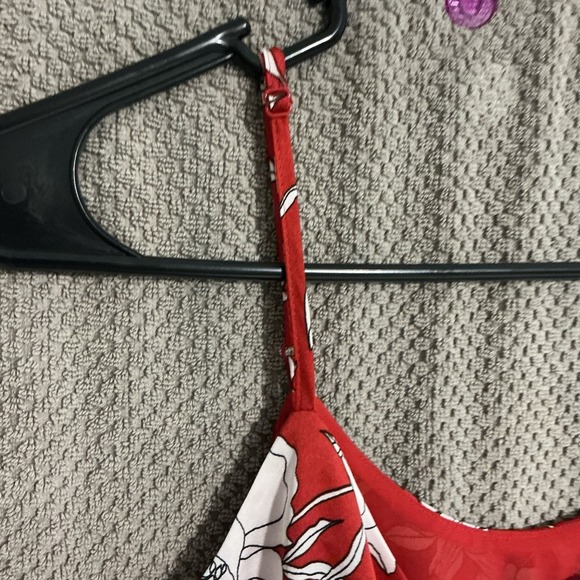 Express Women's LOT (1) Floral Thong Bodysuit & (1) Halter Coral Blouse Sz Small - Picture 12 of 16